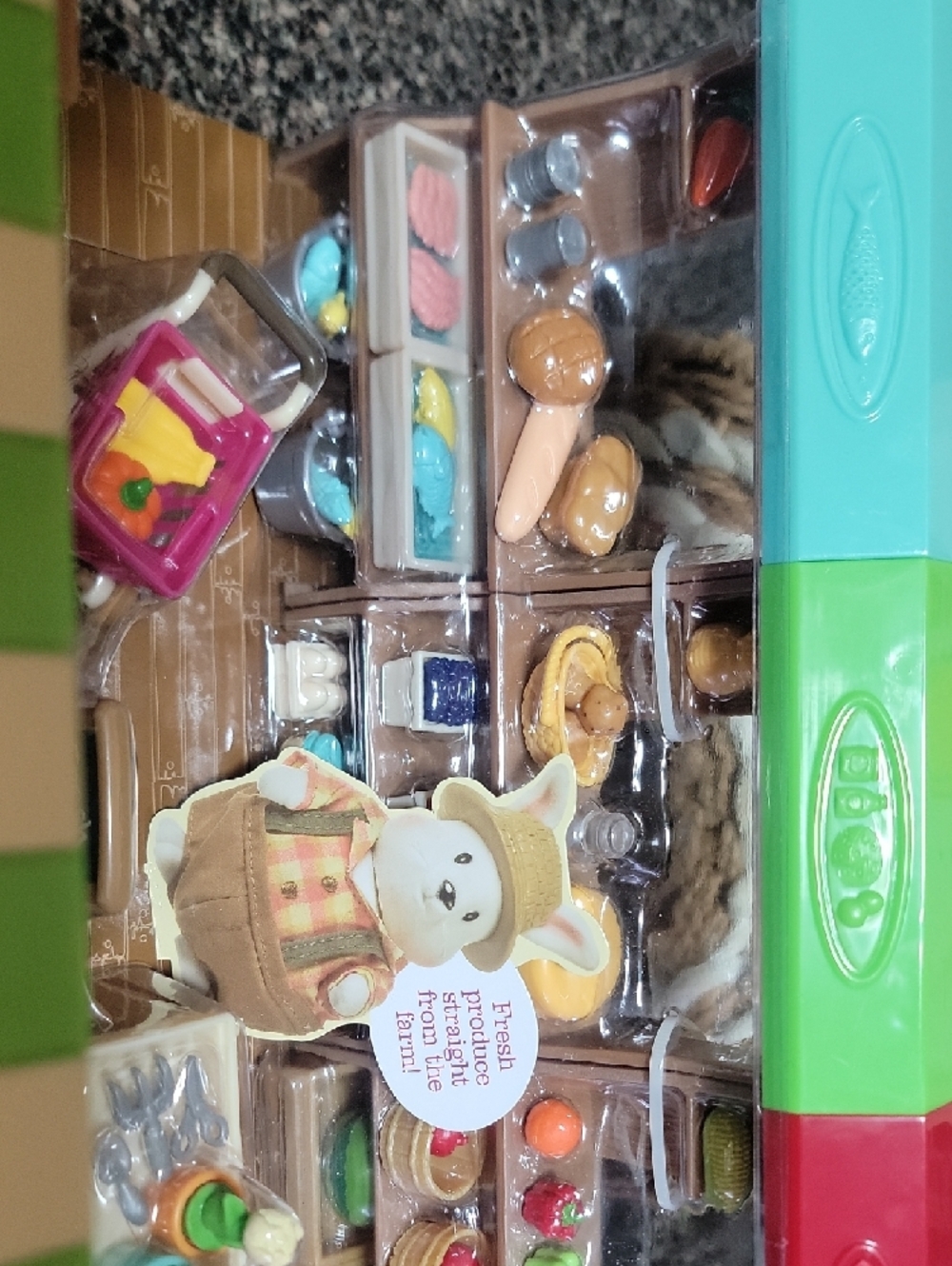 Li'l Woodzeez Playset Hoppin' Farmers Market BRAND NEW Sealed! 🔥🐻🍎🍏 - Picture 2 of 11